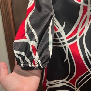 70s Vibe Long-sleeve Dress